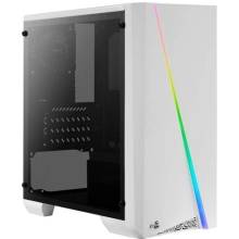 Aerocool CYLON MINI RGB WHITE - USB3.0 Micro-ATX PC h&aacute;z, t&aacute;pegys&eacute;g n&eacute;lk&uuml;l AEROPGSCYLONMINI-WH