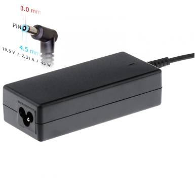 Akyga Notebook power adapter AK-ND-69 19.5V / 2.31A 45W 4.5 x 3.0 mm + pin HP AK-ND-69 Akyga Notebook power adapter AK-ND-69 19.5V / 2.31A 45W 4.5 x 3.0 mm + pin HP AK-ND-69