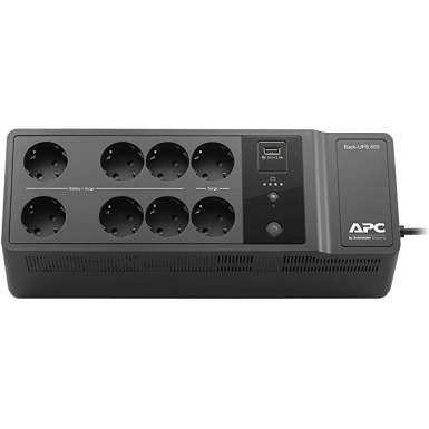 APC Back-UPS BE650G2-G (ES) (2+6 Schuko) 650VA (400 W) 230V Power-Saving OFFLINE szünetmentes tápegység, USB BE650G2-GR