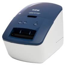 BROTHER C&iacute;mkenyomtat&oacute; QL-600, asztali, therm&aacute;l, 71 mm/mp, USB, 300dpi, DK c&iacute;mke QL600BXX1