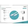 Digitus CAT5e SF-UTP Patch Cable 1m Grey DK-1531-010