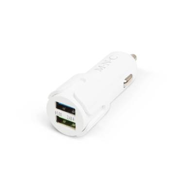 M.N.C Szivargyújtó adapter - 2 x USB - 2,1A Fehér 54931WH M.N.C Szivargyújtó adapter - 2 x USB - 2,1A Fehér 54931WH