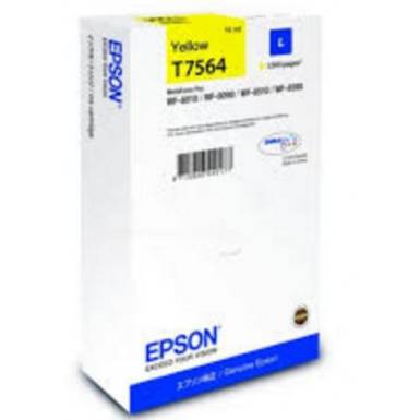 Epson T7564 Patron Yellow 1,5K (Eredeti) C13T756440 Epson T7564 Patron Yellow 1,5K (Eredeti) C13T756440