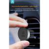 Devia Univerzális szellőzőrácsba illeszthető mágneses autós tartó - Devia Circle Series Sucker Car Mount Holder - gray ST329548