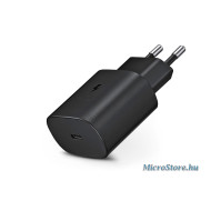 Samsung Samsung gyári USB hálózati töltő adapter Type-C csatlakozóval - 5V/3A - EP-TA800EBE PD.3.0 Super Fast Charging black (ECO csomaglás) SAM-0868