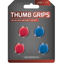 Venom VS4918 piros &eacute;s k&eacute;k Thumb Grips (4x) Nintendo Switch kontrollerhez VS4918