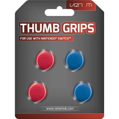Venom VS4918 piros és kék Thumb Grips (4x) Nintendo Switch kontrollerhez VS4918 Venom VS4918 piros és kék Thumb Grips (4x) Nintendo Switch kontrollerhez VS4918