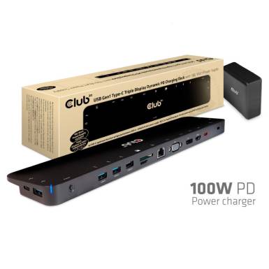 CLUB3D SenseVision USB Type C Triple Display Dock CSV-1564 CLUB3D SenseVision USB Type C Triple Display Dock CSV-1564