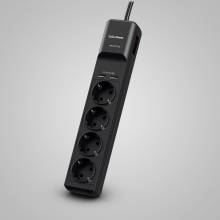 CYBERPOWER P0420SUD0-DE (4 aljzat) t&uacute;lfesz&uuml;lts&eacute;g v&eacute;dő &eacute;s USB t&ouml;ltő 2 x 2.4A P0420SUD0-DE