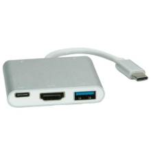 USB 3.1 C-HDMI+USB 3.0+2xUSB 2.0+USB-C 3.1 adapter Roline 12.02.1131