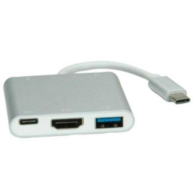 USB 3.1 C-HDMI+USB 3.0+2xUSB 2.0+USB-C 3.1 adapter Roline 12.02.1131 USB 3.1 C-HDMI+USB 3.0+2xUSB 2.0+USB-C 3.1 adapter Roline 12.02.1131