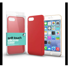 Xprotector Soft Touch szilikon hátlap tok, Apple iPhone 7/8, piros 114324 Xprotector