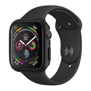 Spigen SGP Thin Fit Apple Watch S4/S5 40mm Fekete tok, szíj nélkül 061CS24484 Spigen 44648 Spigen SGP Thin Fit Apple Watch S4/S5 40mm Fekete tok, szíj nélkül 061CS24484 Spigen 44648