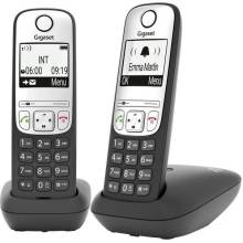 GIGASET ECO DECT Telefon A690 DUO, fekete A690DUO