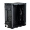 AKYGA H&aacute;z AK35BK Micro ATX Fekete, USB2.0 AK35BK