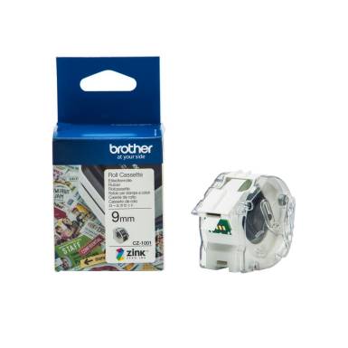 Brother CZ-1001 színes folytonos szalagtekercs (9mm) White 5m CZ1001 Brother CZ-1001 színes folytonos szalagtekercs (9mm) White 5m CZ1001