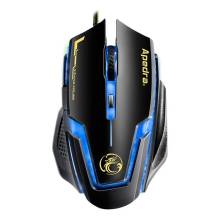 APEDRA Vezet&eacute;kes eg&eacute;r optikai, gaming A9, 3200dpi, USB, Fekete APEDRA A9 6920919256159