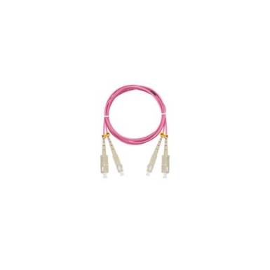 NIKOMAX Optikai patch kábel LC-LC, MM 50/125, OM4, duplex, 5m ,magenta NMF-PC2M4C2-LCU-LCU-005 NIKOMAX Optikai patch kábel LC-LC, MM 50/125, OM4, duplex, 5m ,magenta NMF-PC2M4C2-LCU-LCU-005