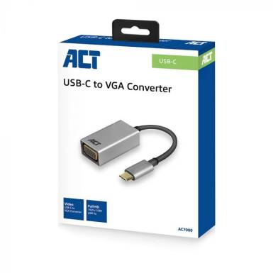 ACT AC7000 USB-C - VGA F 0,15m AC7000 ACT AC7000 USB-C - VGA F 0,15m AC7000