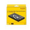 DELOCK Külső Ház 2.5" USB 3.1 Gen 2 / SATA, alumínium 42611