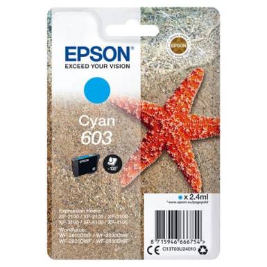 EPSON C13T03U24010 Ink Epson C13T03U24010 Cyan 2,4 ml C13T03U24010
