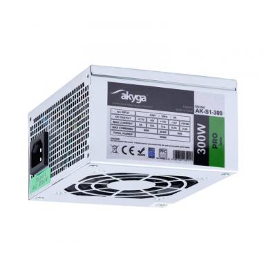 AKY AK-S1-300 Akyga SFX Power Supply 300W AK-S1-300 P4 2x SATA 2x Molex PFC FAN 8cm AK-S1-300 AKY AK-S1-300 Akyga SFX Power Supply 300W AK-S1-300 P4 2x SATA 2x Molex PFC FAN 8cm AK-S1-300