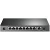 TP-LINK Switch 9x1000Mbps (8xPOE+) + 1 Gigabit SFP, F&eacute;mh&aacute;zas Asztali, TL-SG1210P TL-SG1210P