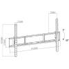 Monitor Kar LCD univ. TVWM1151BK 37'-70' Max 35kg dönthető TVWM1151BK