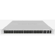 Mikrotik CRS354-48P-4S+2Q+RM rackbe szerelhető switch, 48x gigabites PoE RJ45 porttal mx. 750W, 4x SFP+ port, 2x 40GbE QSFP port CRS354-48P-4S+2Q+RM