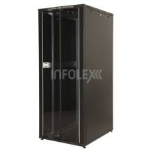Lande LN-CK42U8080-BL CK 19" 42U 800x800 fekete &aacute;ll&oacute; rack szekr&eacute;ny LN-CK42U8080-BL