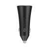 Autós töltő 2xUSB aljzattal 2400mA Xiaomi Car Charger 37W fekete GDS4147GL GDS4147GL / CC06ZM
