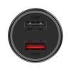 Autós töltő 2xUSB aljzattal 2400mA Xiaomi Car Charger 37W fekete GDS4147GL GDS4147GL / CC06ZM