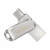 Sandisk 128GB Dual Drive Luxe USB3.1 Type-C Silver 186464