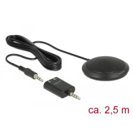 DELOCK Kondenzátor Mikrofon asztali mindenirányú konferencia 3.5mm 3 pin 65873