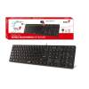 Genius SlimStar 126 USB billentyűzet Black 31310017404