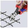 Knipex TwinForce 73 72 180 F Műhely Erő oldalcsípőfogó Fazettával 180 mm