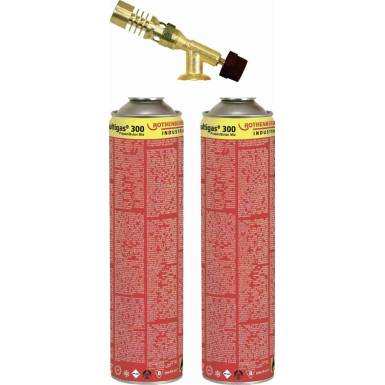 Rothenberger forrasztólámpa, keményforrasztó készlet 2db gázpalackkal 650 °C-ig Rothenberger Industrial Hot Pack 2 18078 Rothenberger forrasztólámpa, keményforrasztó készlet 2db gázpalackkal 650 °C-ig Rothenberger Industrial Hot Pack 2 18078