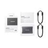 SAMSUNG PORTABLE SSD USB3.2 2TB SOLID STATE DISK, T7, Szürke MU-PC2T0T/WW