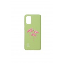 Cellect GoGreen Samsung S20 P,Zöld, Flamingó CEL-GREEN-SAM20PGFL