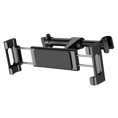 Baseus 4,7"-12,9"-ig fejtámlára rögzíthető fekete univerzális telefon és tablettartó SUHZ-01 Baseus 4,7"-12,9"-ig fejtámlára rögzíthető fekete univerzális telefon és tablettartó SUHZ-01