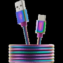 USB 2.0 C-A kábel 1,2m Canyon fém borítású CNS-USBC7RW CNS-USBC7RW