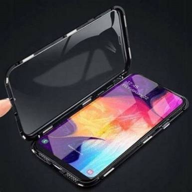 Magnet Xiaomi Mi Note 10 m&aacute;gneses flip tok, fekete  Magnet flip 46183