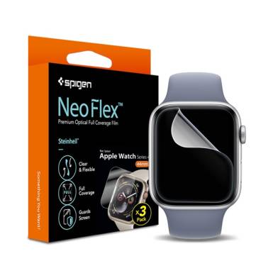 Spigen Neo Flex HD Apple Watch S4/S5 40mm hajl&iacute;tott kijelzőv&eacute;dő f&oacute;lia (3db) 061FL25575 Spigen 48205