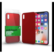 Xprotector Soft Touch plasztik hátlap tok, Apple iPhone X, piros  Xprotector 47345