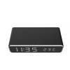 Gembird DAC-WPC-01 Digital alarm clock with wireless charging function Black DAC-WPC-01