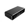 Gembird DAC-WPC-01 Digital alarm clock with wireless charging function Black DAC-WPC-01