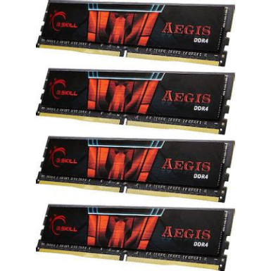 16GB/2400 DDR4 G.Skill Aegis F4-2400C17D-16GIS Fekete KIT2 F4-2400C17D-16GIS