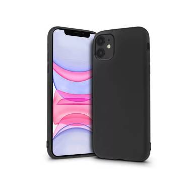 Haffner Apple iPhone 11 szilikon hátlap - Soft Premium - fekete PT-5685 Haffner Apple iPhone 11 szilikon hátlap - Soft Premium - fekete PT-5685