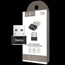Hoco USB Type-C - USB adapter - HOCO UA6 - black HOC0032