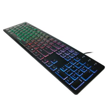Logilink Illuminated keyboard Black GER ID0138